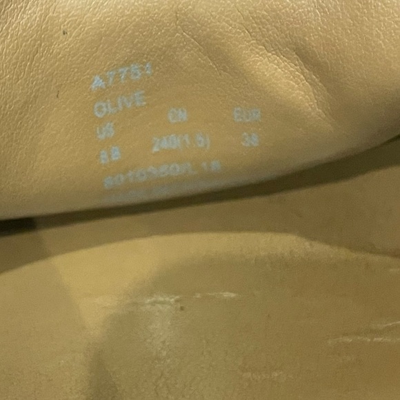 Coach “Olive” Black Leather Loafers - Picture 5 of 5